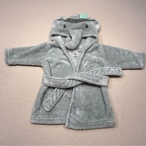 Little Treasure Adorable Elephant Hooded Robe - Size 0-9 months